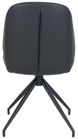 Черни трапезни столове в комплект от 2 броя Monte - House Nordic