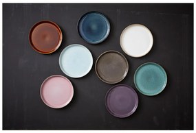 Черна/в кехлибарен цвят глинена чиния ø 27 cm Gastro Black/Amber – Bitz