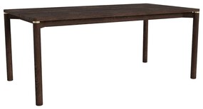 Кафява сгъваема трапезна маса 95x180 cm Arun – Unique Furniture