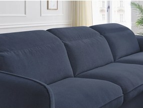 Тъмносин ъглов диван Achille – Bobochic Paris