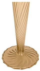 Светлокафяв стъклен свещник, височина 26,5 cm Swirl - PT LIVING
