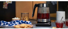 Електрическа кана Russell Hobbs Attentiv 26200-70, 3000W, 1.7 l, Инфузер, Температурен контрол, Таймер, Инокс/черен
