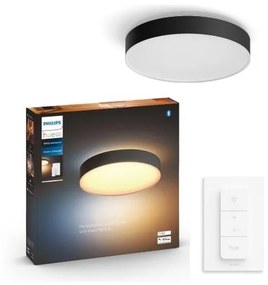 Philips - LED Димируем плафон Hue ENRAVE L LED/33,5W/230V черен + д.у.