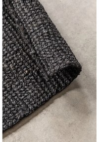 Черна пътека от юта 80x200 cm Bouclé - Hanse Home