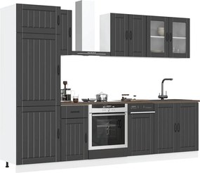 3314802 vidaXL Комплект кухненски шкафове от 8 части Kalmar, инженерно дърво