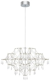 LED висящо осветително тяло в сребрист цвят ø 80 cm Efesos – Markslöjd