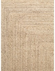 Двустранен ръчно изработен ютен килим в светло естествен цвят 160x230 cm Sharmila Natural White – Hanse Home