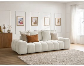 Бял шенилов диван 278 cm Everest – Bobochic Paris