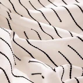 Спално бельо atmosphera Kain, Релефен памук с ефект лен - 240x220 cm