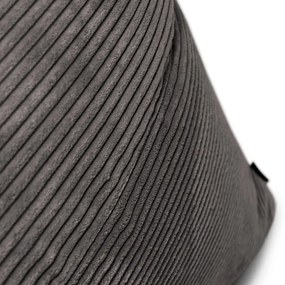 Пуф от рипсено кадифе в цвят горчица Razzmatazz – SLOWDOWN