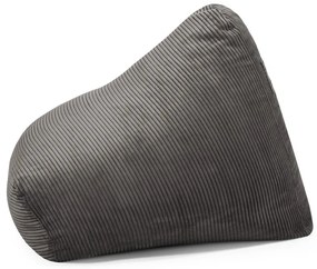 Детски пуф от рипсено кадифе в тухлен цвят Snug 80 – SLOWDOWN