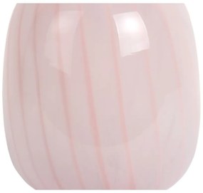 Светлорозова настолна лампа със стъклен абажур (височина 20 cm) Summer Globe – Leitmotiv