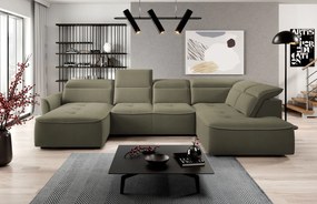 Ъглов диван Morello XL-Xaki-Right