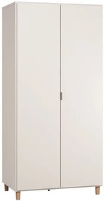 Гардероб Simple 2-врата-White - Black