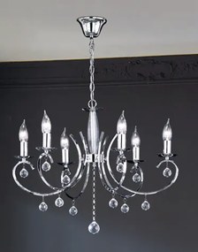 Полилей F&amp;H Sala осветително тяло с шест светлиниς