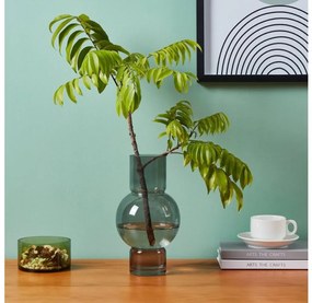 Eglo 421231 - Стъклена ваза AMPITABE 28x15,5 см черна