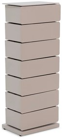 Сиво-бежов метален скрин с чекмеджета 37x98,5 cm Joey - Spinder Design