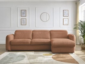 Оранжев ъглов диван Achille – Bobochic Paris
