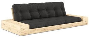 Тъмносив разтегателен диван 244 cm Base – Karup Design