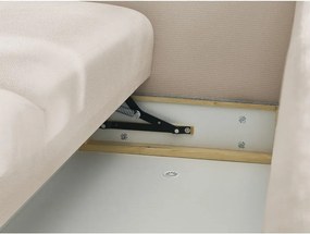 Бежов сгъваем/с място за съхранение диван 265 cm Ezechiel – Bobochic Paris