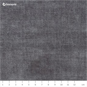 Тъмно сиво тапицирано двойно легло с място за съхранение с решетка 160x200 cm Jade - Bobochic Paris