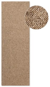 Светлокафява пътека подходяща за пране 80x240 cm Rocco Caramel – Elle Decoration