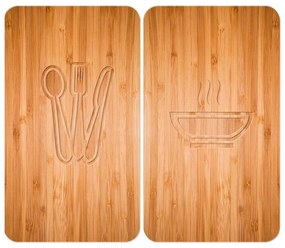 WENKO 2521497100 - Капак за печка 52x30 cm многоцветен/сив/прозрачен