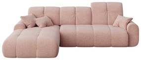 Розов разтегателен диван Devichy , ляв ъгъл Tous - devichy