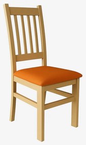 Трапезен стол SIMON дъб/оранжев