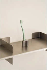 Метален държач за четки за зъби в сребрист цвят Mis – noo.ma