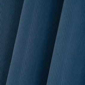 Синьо перде от рипсено кадифе 140x260 cm Merely – Casa Selección