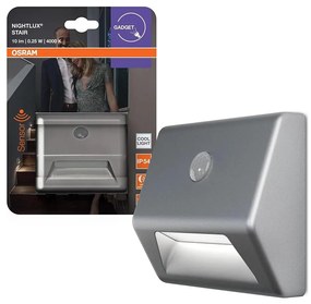Osram - LED стълбищно осветително тяло със сензор NIGHTLUX LED/0,25W/3xAAA IP54