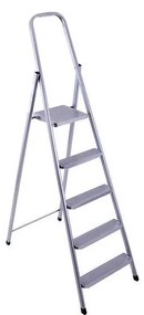 Сгъваеми стълби 5 стъпала 180x51 см