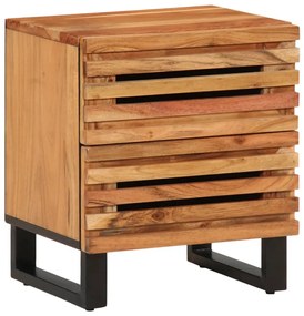 Sonata H Нощно шкафче 40x34x46 см масивна акация