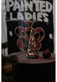 Черна светлинна декорация на батерии ø 9,5 cm Vilma Tree – Sirius