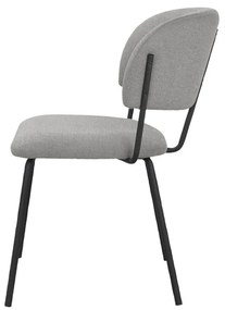 Сиви трапезни столове в комплект от 2 бр. Claudia – Støraa