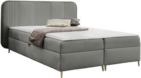 Облечено легло Fandy-Сиво-120 x 200