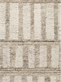 Кремав ръчно изработен вълнен килим 200x300 cm Boho 1.0 Linara – Vikosa