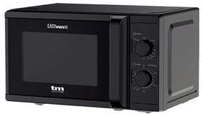 Микровълнова Фурна с Грил TM Electron Черен 700 W 20 L