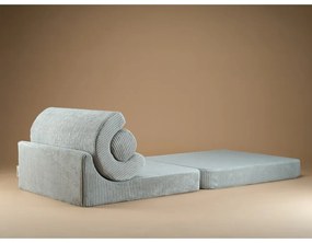 Детски стол от рипсено кадифе в цвят мента Flipster – Wigiwama