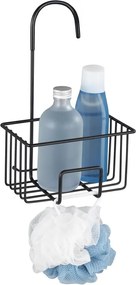 Черен висящ рафт за баня от неръждаема стомана Milito – Wenko