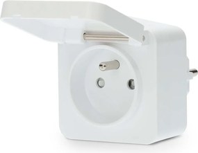 Nedis WIFIPO130EWT - Смарт щепсел 3680W/230V/ Type E/16A Wi-Fi Tuya IP44