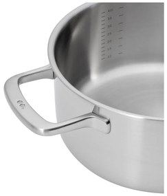 Тенджера от неръждаема стомана с капак подходяща за индукционен котлон 4 l Lucca 3.0 – FABINI