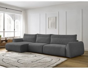 Сив ъглов диван Aden – Bobochic Paris