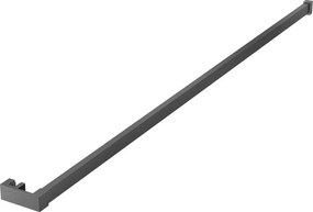 Mexen релсa за кърпи за стена на душ, четкан gun gray - 800-06-66