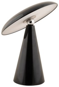 Черна LED затъмняваща се настолна лампа (височина 26 cm) Phoebe – Leitmotiv