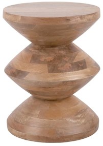 Кръгла масичка от мангово дърво ø 35 cm Totem - Leitmotiv