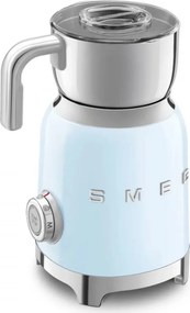 Уред за разпенване на мляко Smeg MFF11PBEU, 500 W, 600 мл, 8 програми, Подвижна кана, Автоматично изключване, Пастелно Синьо