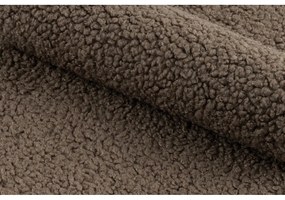 Кафяво кресло от букле Elmont – Actona