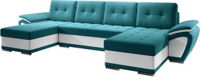 Ъглов диван Enzo U-Petrol
